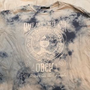 OBEY tie dye tee